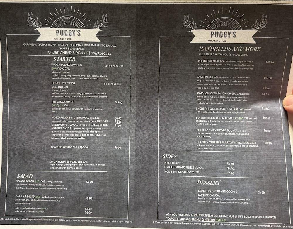 Pudgy's Sport Pub Menu image 3
