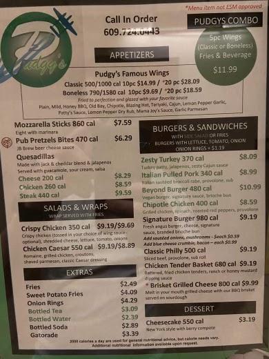Pudgy's Sport Pub Menu image 4